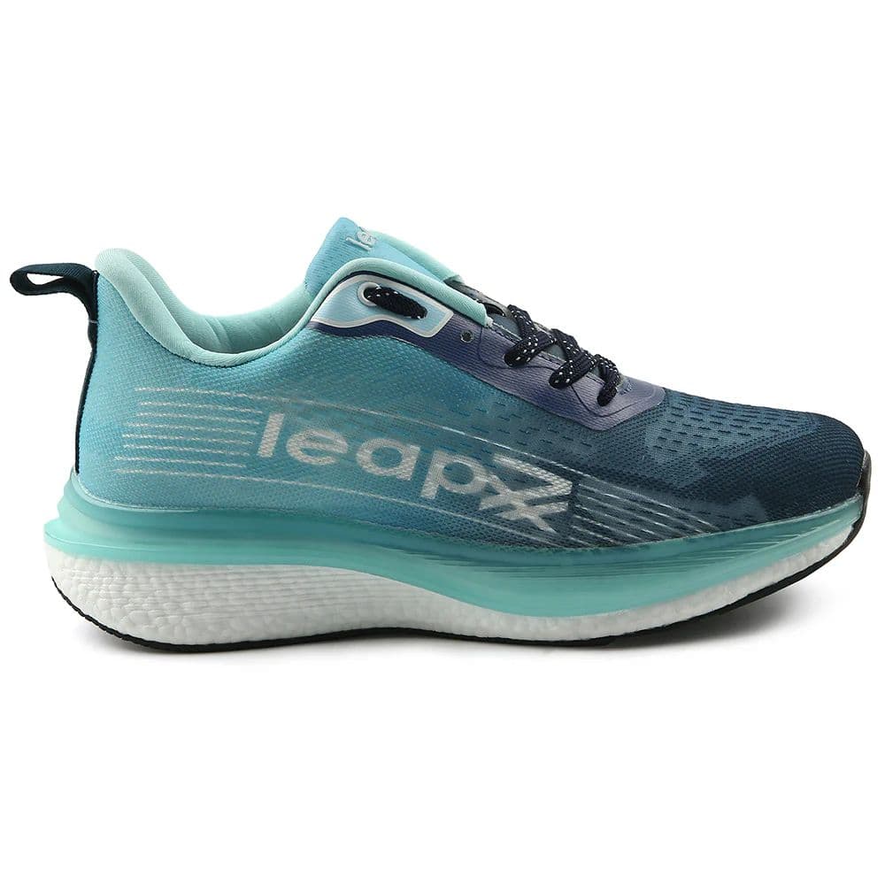 Leap7x Sea Green Sports Lacing Running Shoes For Men RWM-02 By Liberty — photo 2