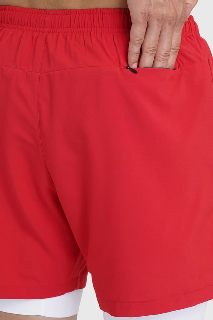 2 in 1 Laser Shorts Red — photo 6