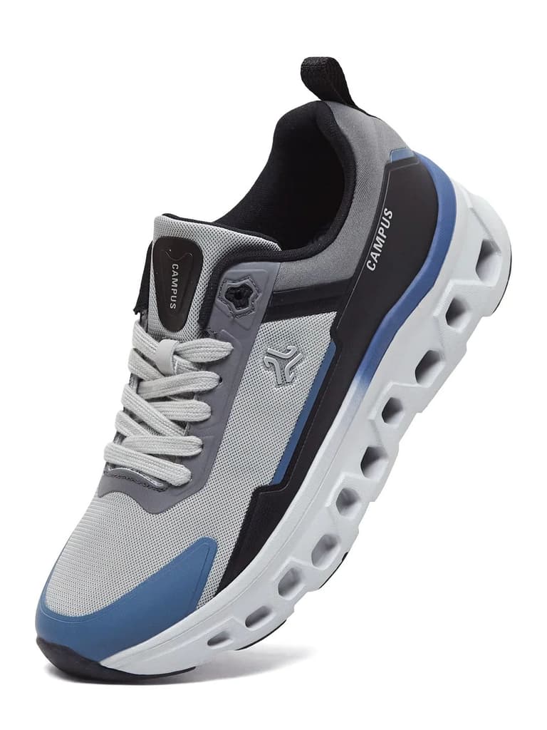 TRASKO Grey Men's Running Shoes — photo 3