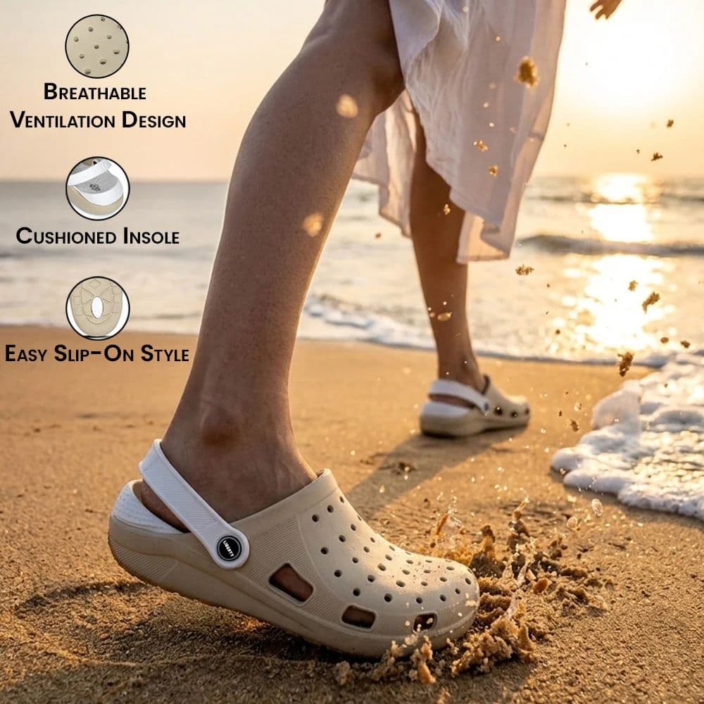 A-HA STREETVIBE Beige Casual Clogs for women by Liberty — photo 3