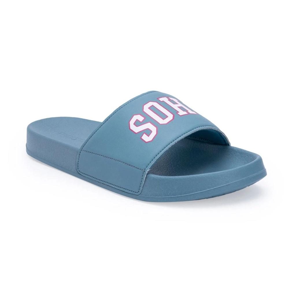 Womens Sliders in Sapphire Blue | Casual Pool Sliders — 3 / Sapphire