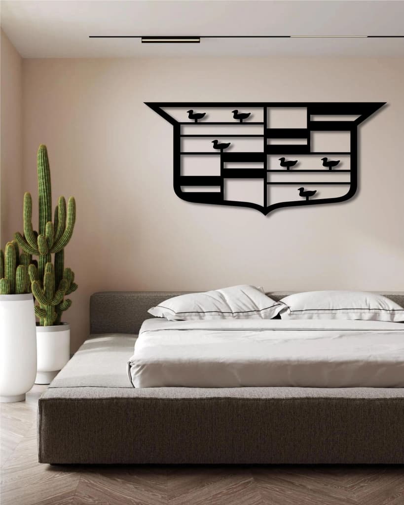 CADILLAC RACING F1 TEAM LOGO METAL WALL ART — photo 3