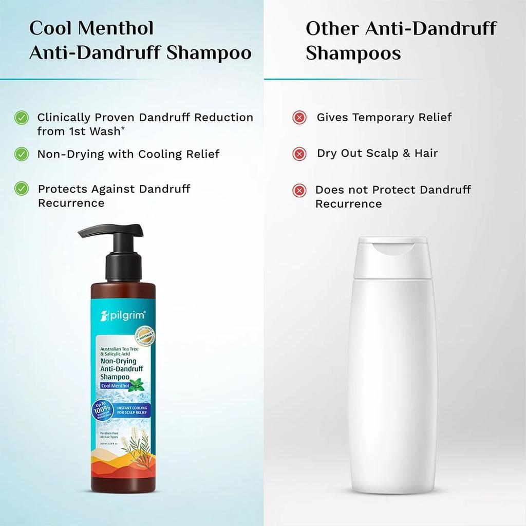 Australian Tea Tree Non-Drying Anti-Dandruff Shampoo Cool Menthol — photo 8