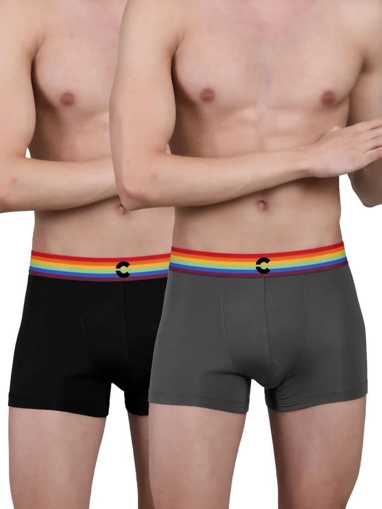 Pride Edition - Men's Anti-Bacterial Micro Modal Trunk (Pack of 2) — photo 12