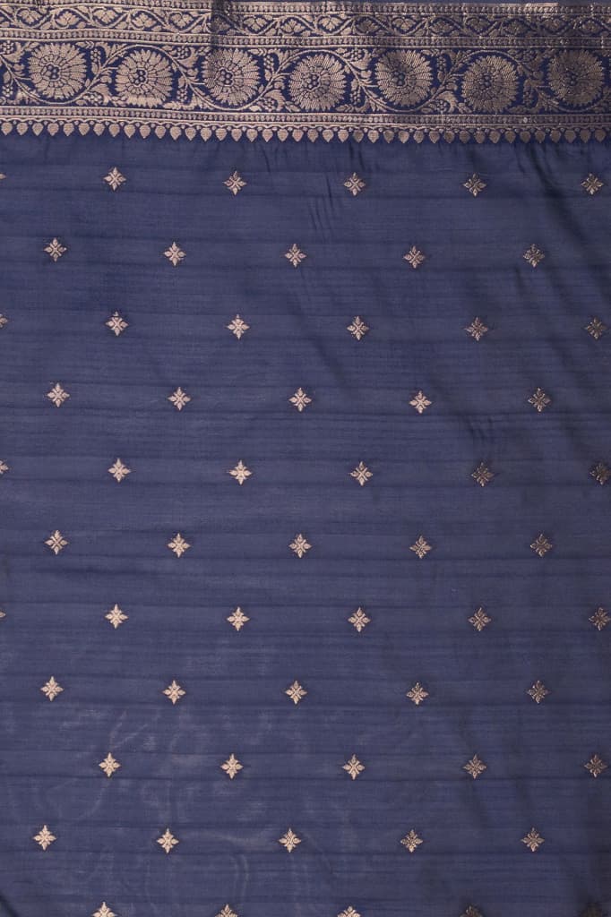 Mimosa Women's Woven Design Banarasi Style Art Silk Saree With Blouse Piece : SA00001588GYFREE — photo 9