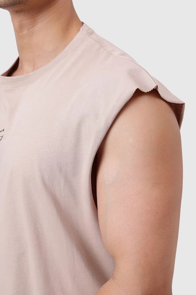 Brisk Capsleeves T-shirt Beige — photo 4