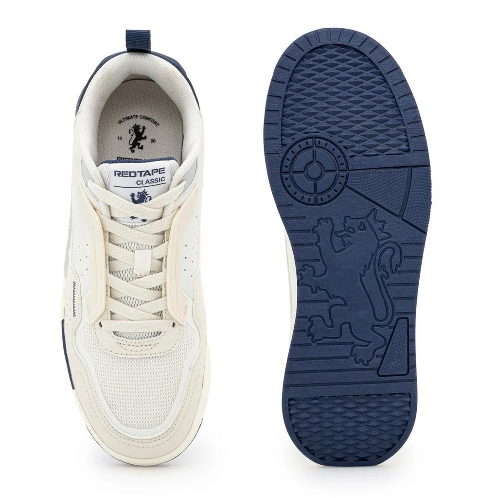 Sneakers for Men in Beige and Blue | Lifestyle Shoes — photo 5
