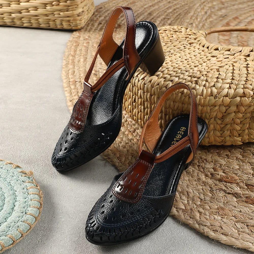 Healers Navy Blue Sandal For Women TLO-41 By Liberty — photo 4