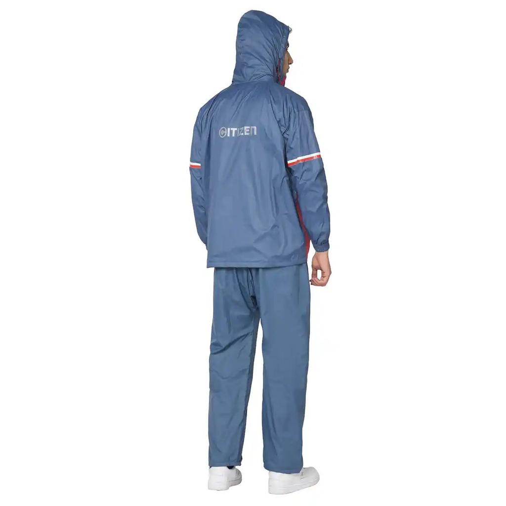 Citizen Reversible Series Raincoat With Pant - Blue- CR016-2XL