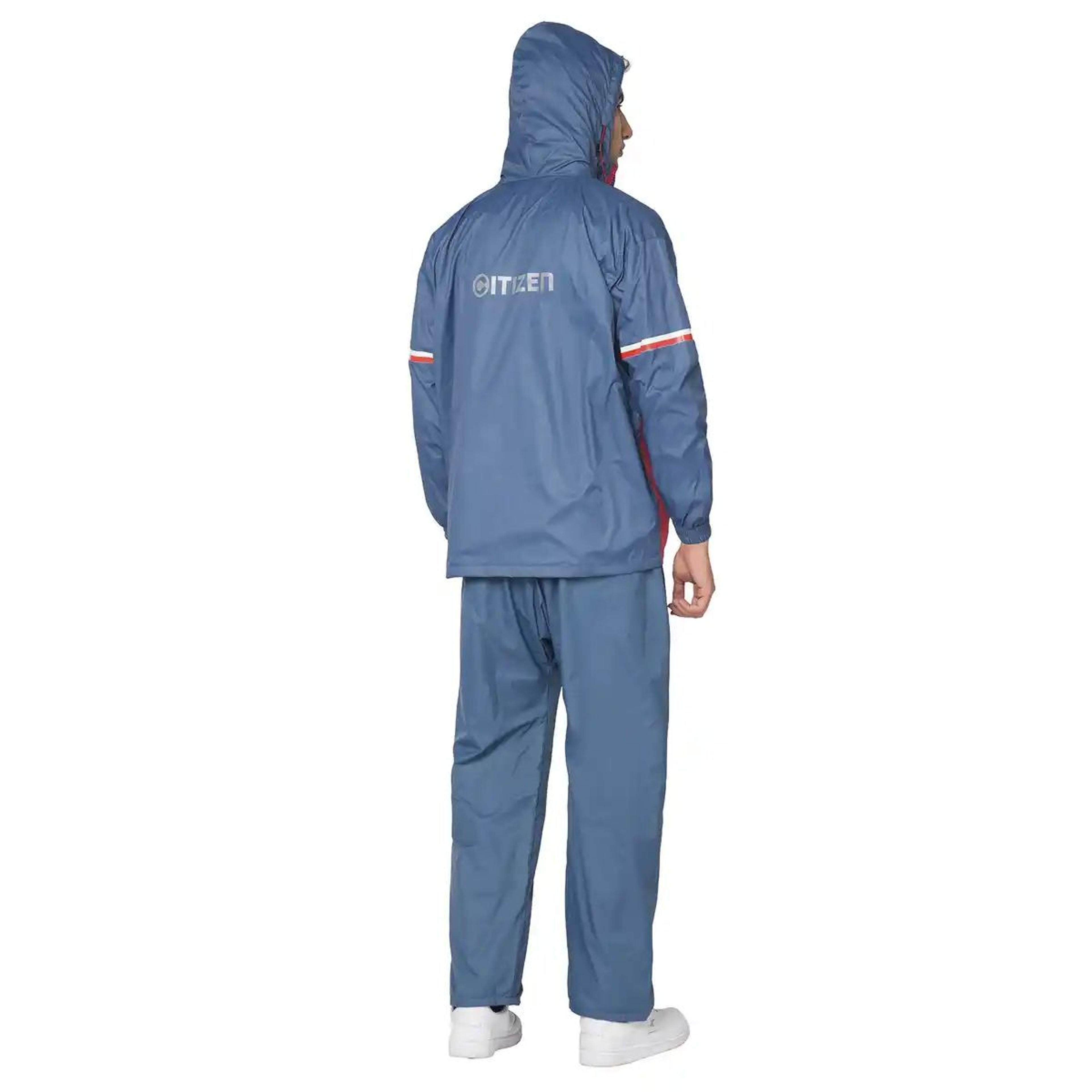 Citizen Reversible Series Raincoat With Pant - Blue- CR016-2XL