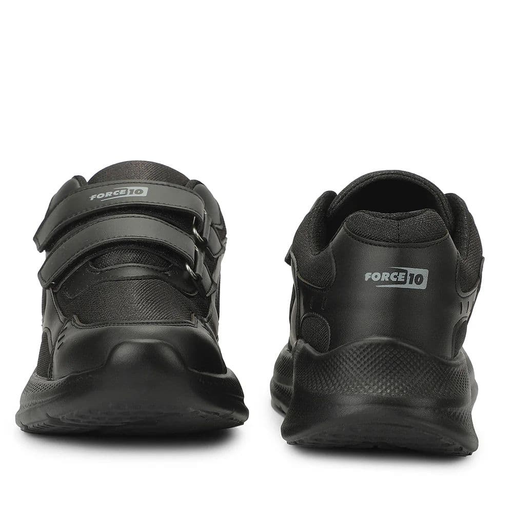 Force 10 SOFTSTEP-V Black School Uniform shoes for Kids by Liberty — photo 6