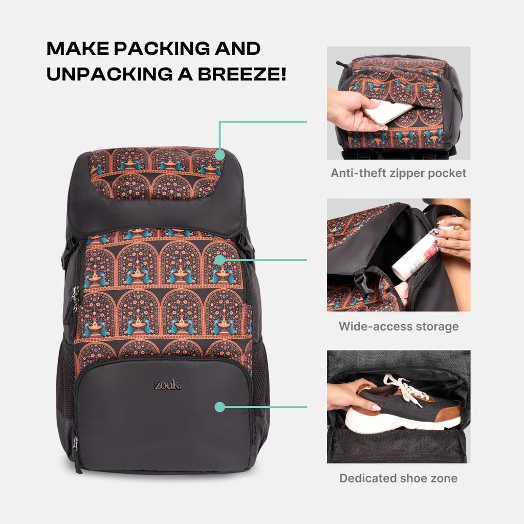 Royal Indian Peacock Aarohi Rucksack — photo 4