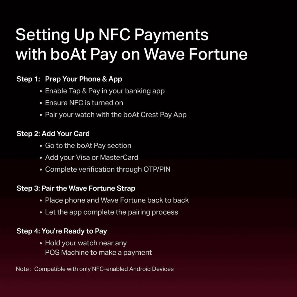 boAt Wave Fortune | NFC Tap & Pay Smartwatch 1.96" HD Display, 100+ Sports Modes & Custom Watch Faces — photo 9