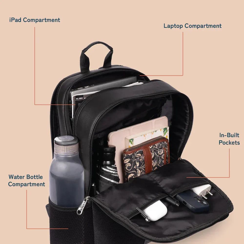 Bidri Kaiser Statement Backpack & Kutch Gamthi Dome Daypack Combo