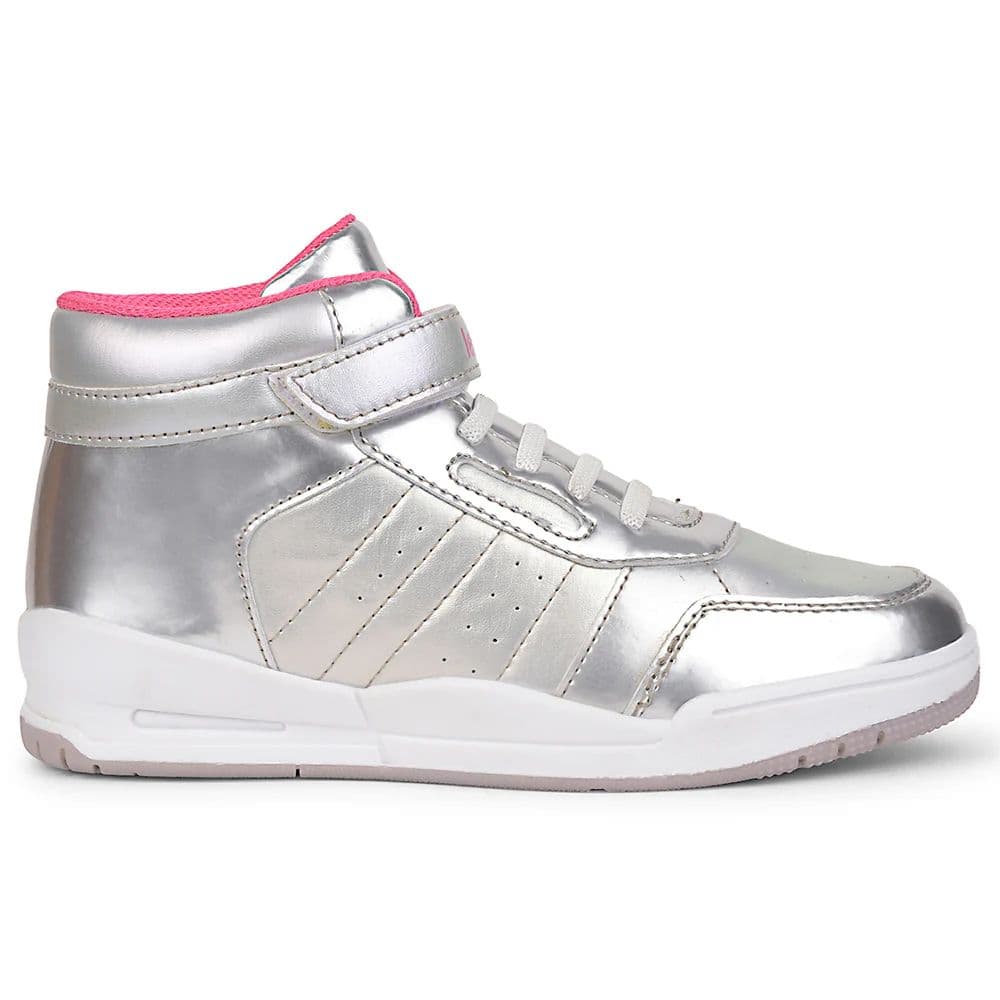 Leap7x Silver Sports Non Lacing Walking Shoes For Kids ENVY By Liberty — photo 2