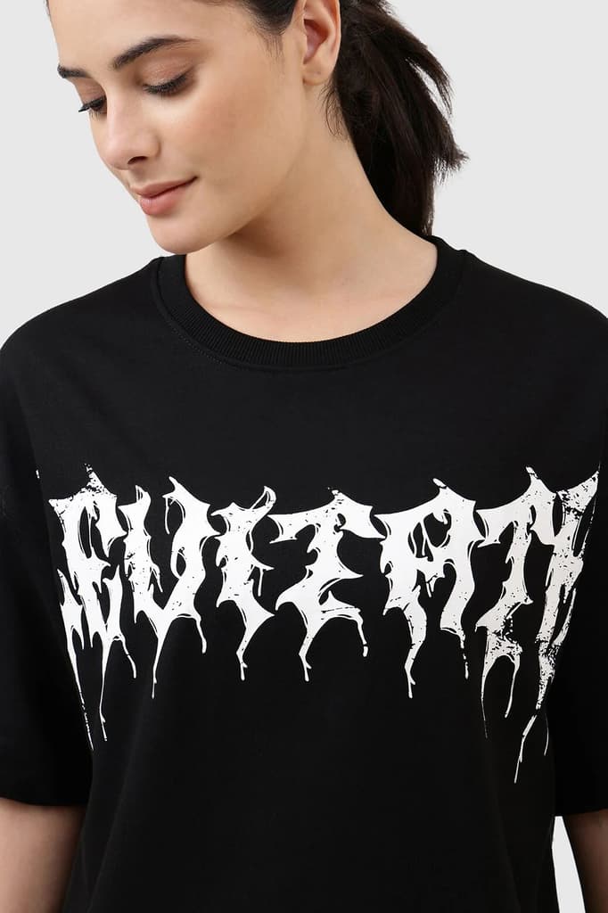 Levitate Oversized T-shirt Black — photo 3