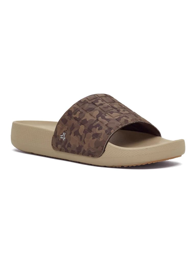 SL-478 Brown Men's Slides — Brown / 6