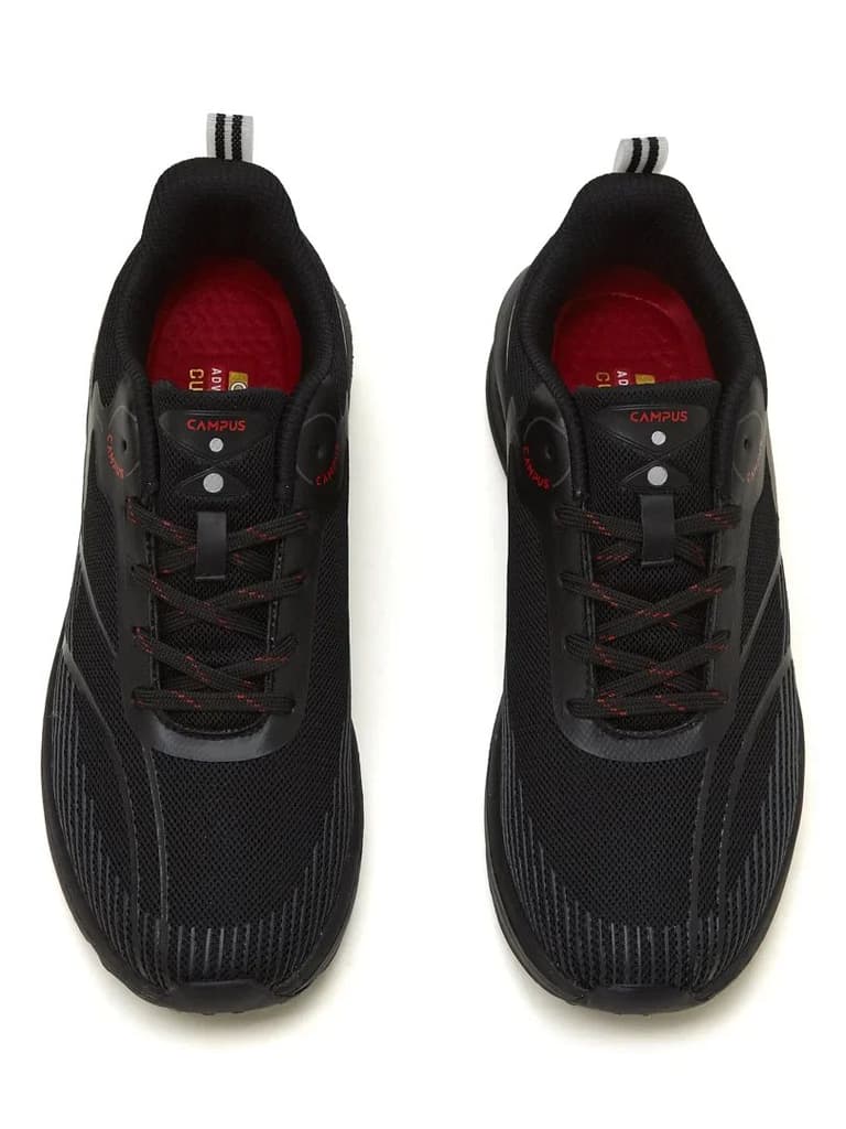 GLITCH Black Men's Running Shoes — photo 6