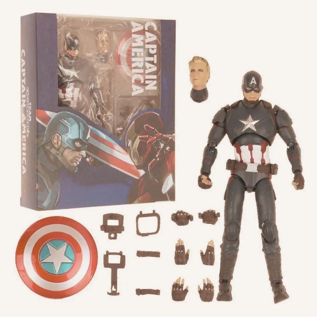 Captain America Articulated Action Figure – Heroic Edition