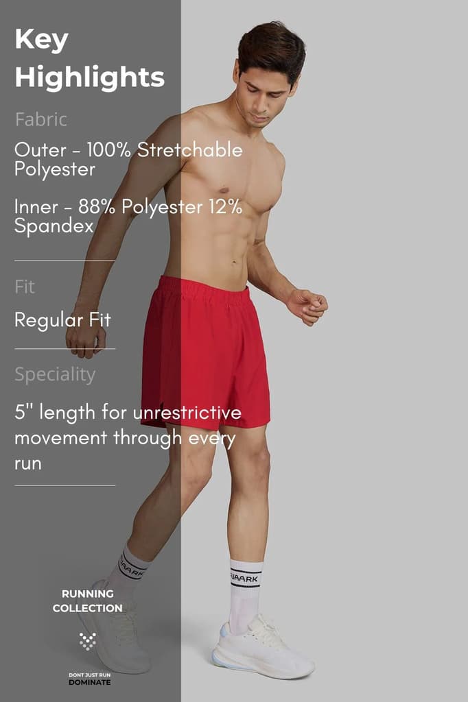 Hyper 5" Running Shorts Red — photo 7