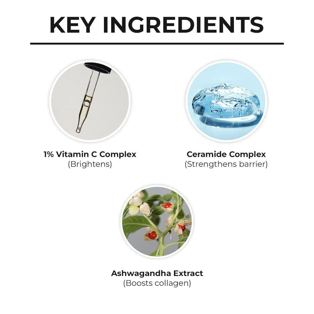 Ceramide & Vitamin C Oil-Free Moisturizer - 50g (Pack of 2)