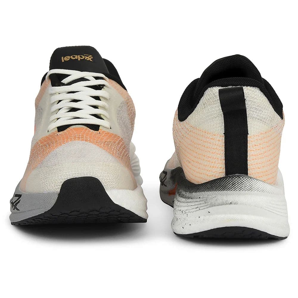 Leap7x White Sports Lacing Running Shoes For Men XLM-08 By Liberty — photo 6
