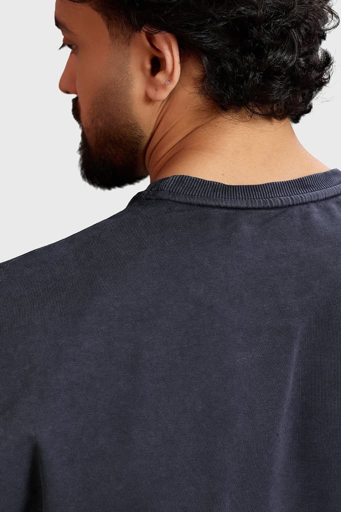 Restricted Washed Capsleeve Tank Dark Grey — photo 3