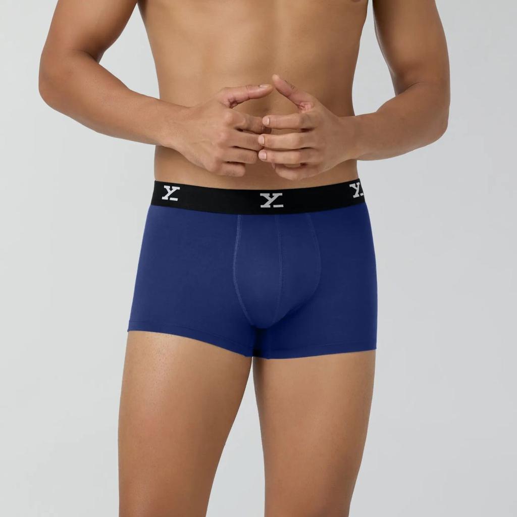 Super Combed Cotton-Modal Trunks - Imperial Blue — photo 5
