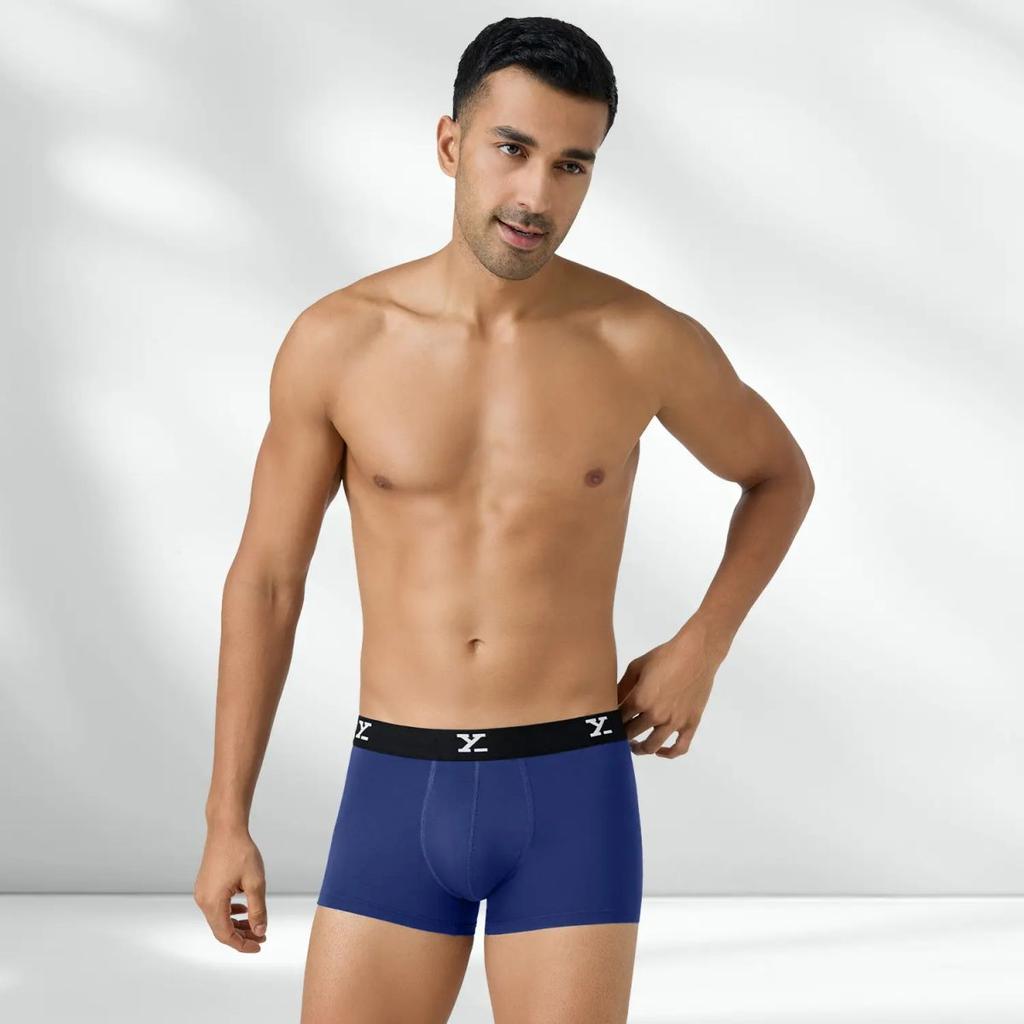 Super Combed Cotton-Modal Trunks - Imperial Blue — photo 6