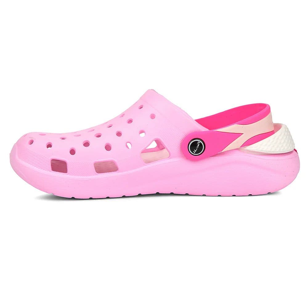 A-HA Light Pink Casual Sling Back Clogs For Women XT-801-1 By Liberty — photo 3