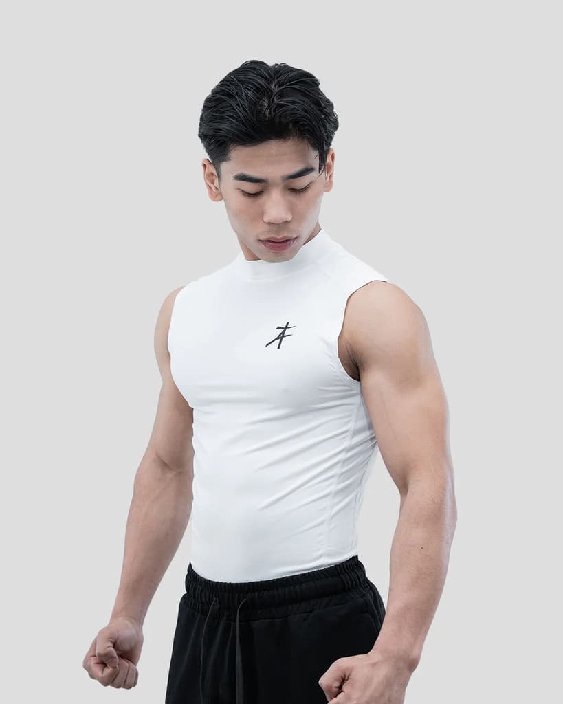 Hustle High Neck Compression Tank — photo 7