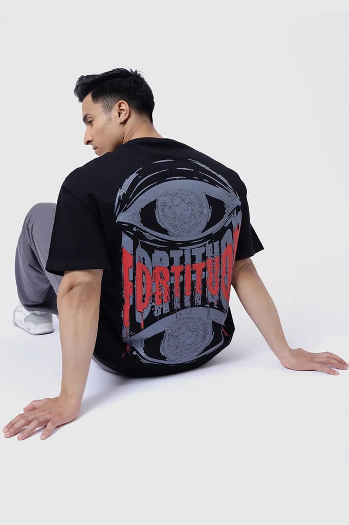 Fortitude Oversized T-shirt Black — XS