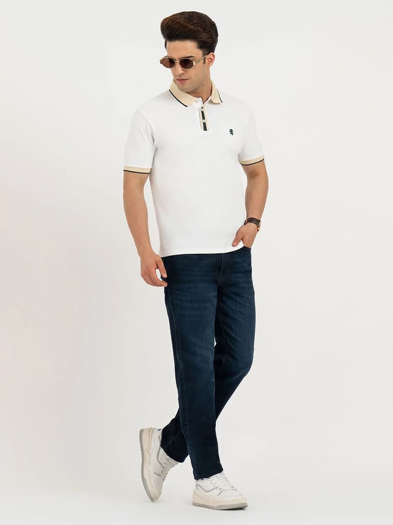 Polo T Shirts for Men in White | Classic Polo T Shirts — photo 5