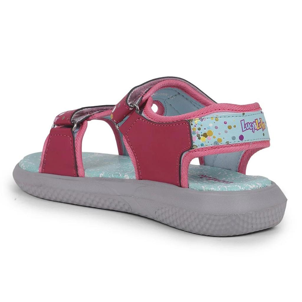 Lucy & Luke Pink Casual Sandal For Kids HIPPO-18 By Liberty — photo 6
