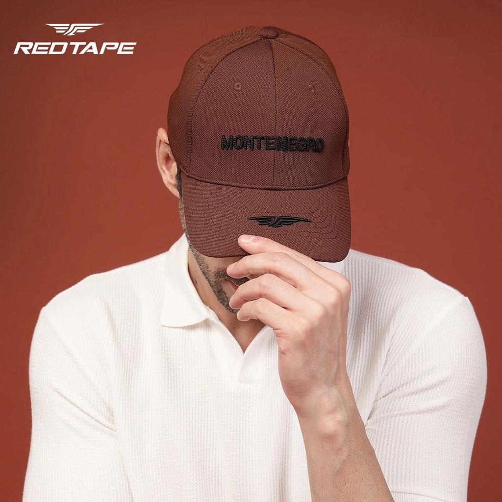 Unisex Brown Solid Polyester Baseball Cap with Adjustable Strap — photo 5