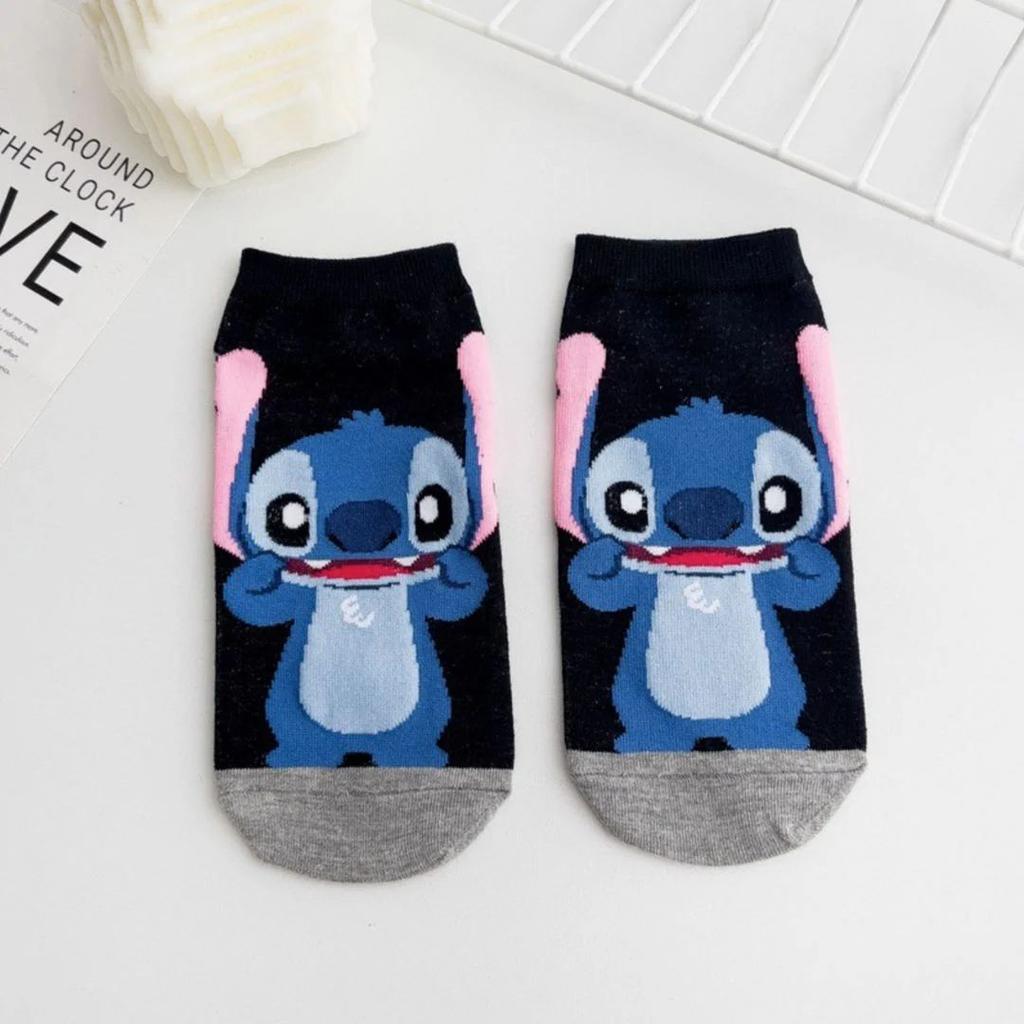 Stitch Theme Cotton Socks | Soft Breathable Casual Socks — photo 9