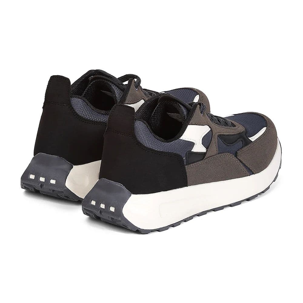 Leap7X ZLP-XM-27 Grey Lacing Sports Running Shoes for Men By Liberty — photo 7