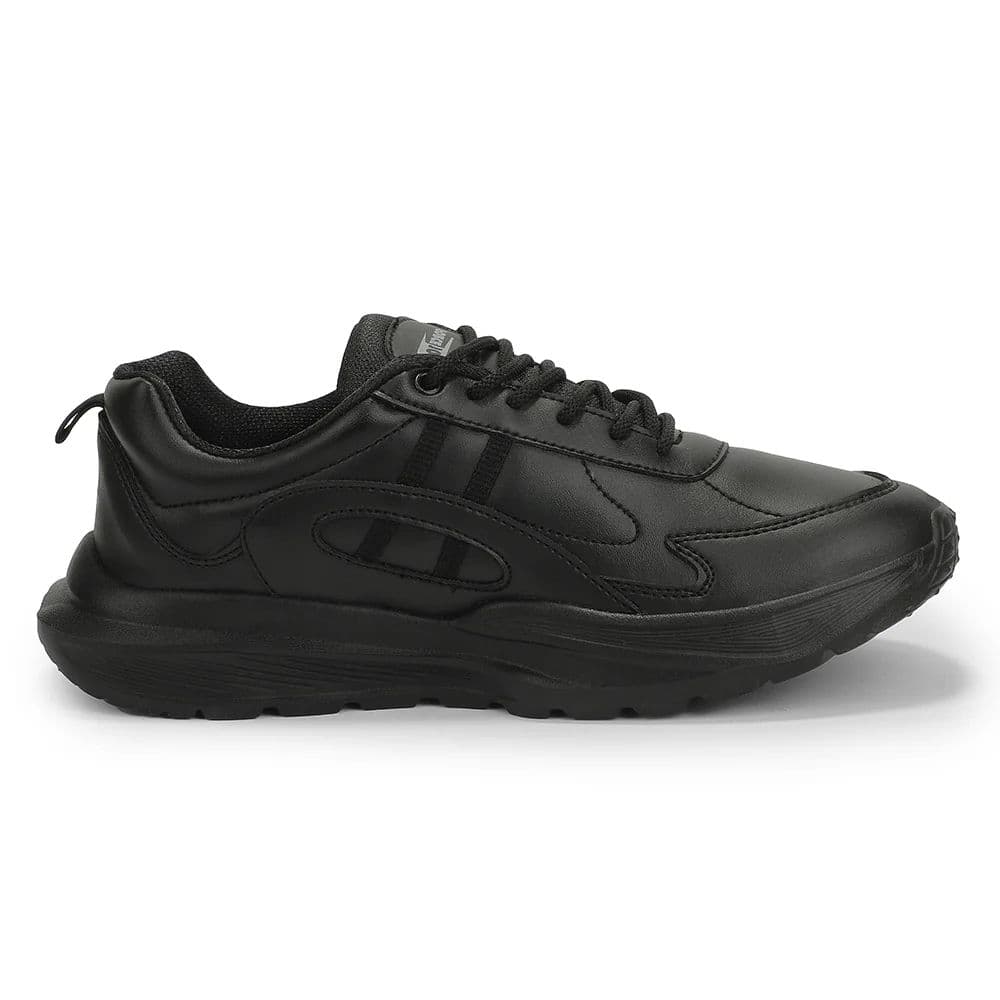 Force 10 ELITESTP-L Black School Uniform shoes for Kids by Liberty — photo 2