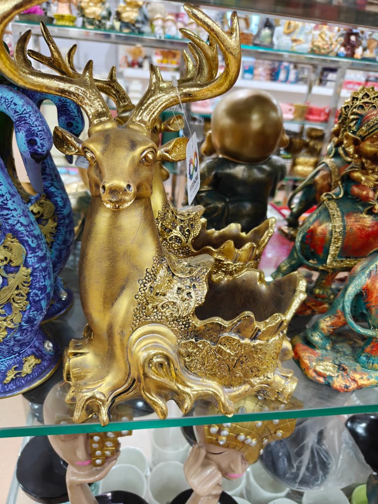 Gold Dragon Statue | Decorative | Bronze | Gold