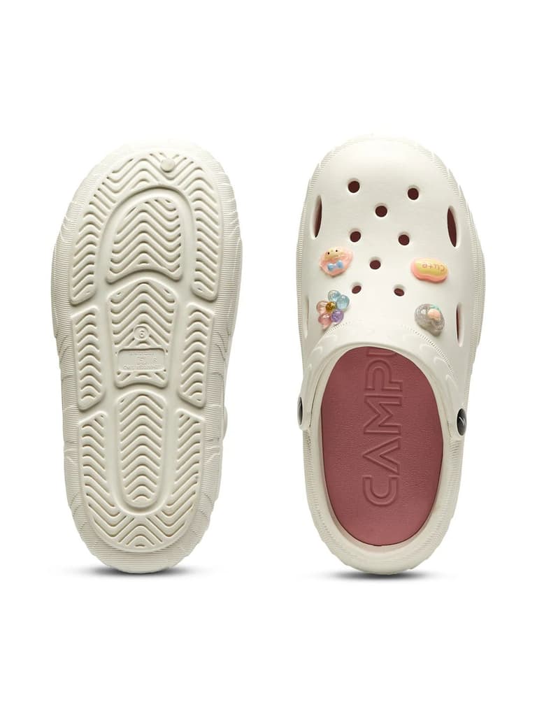 GCW-7003 White Women's Clogs — photo 4