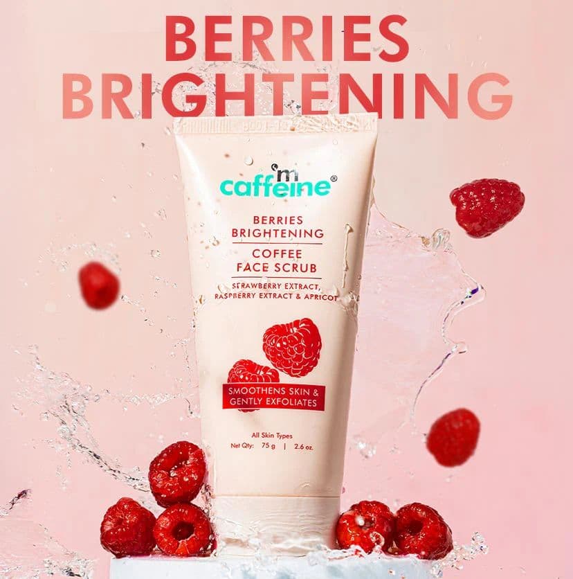 Berries Brightening Coffee Face Scrub - 75 gm