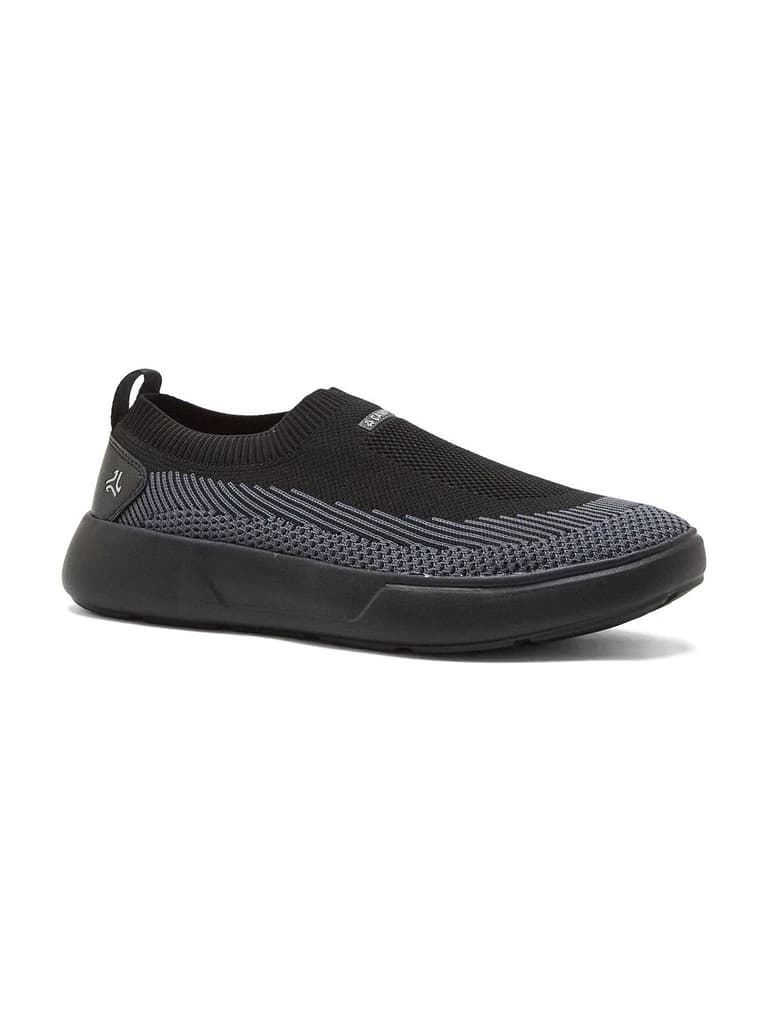LEDGE Black Men's Walking Shoes — Black / 6