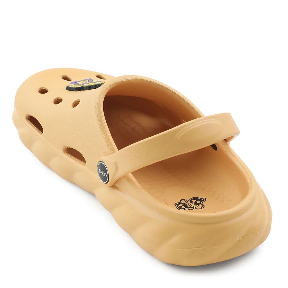 A-HA Mustard Casual Clogs For Kids BEACHWALKK By Liberty — photo 4