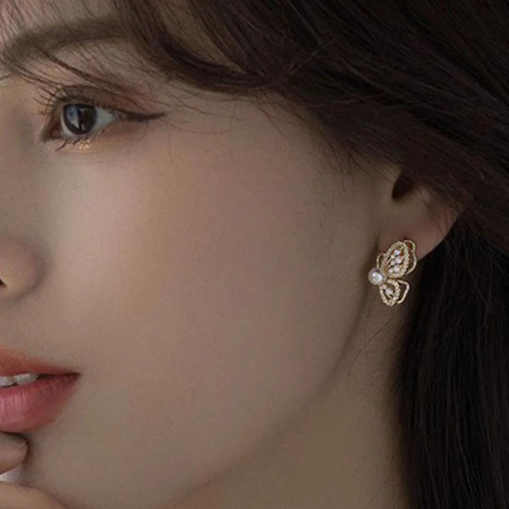 Ethereal Wings Ear Studs | Butterfly Earrings