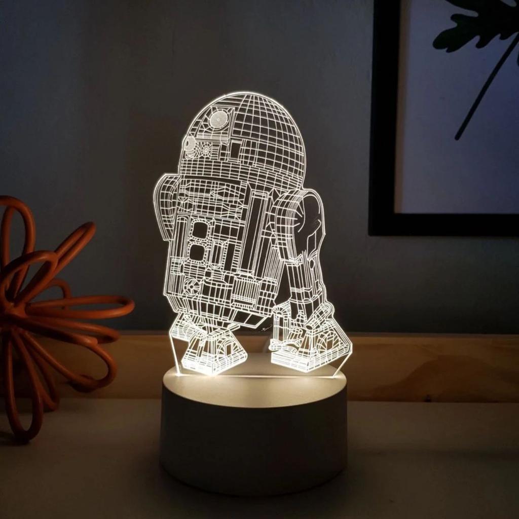Star Wars Acrylic Lamp | 3D Illusion Lamp for Ultimate Sci-Fi Vibes