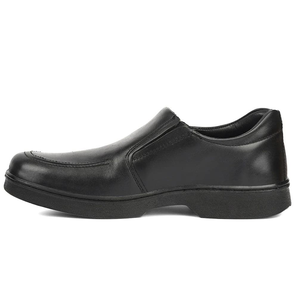 Healers Black Formal Non-Lacing Moccasins For Men 204608AN By Liberty — photo 3