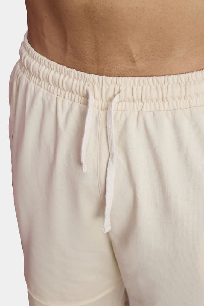Raw Edge Oversized Shorts Beige — photo 4