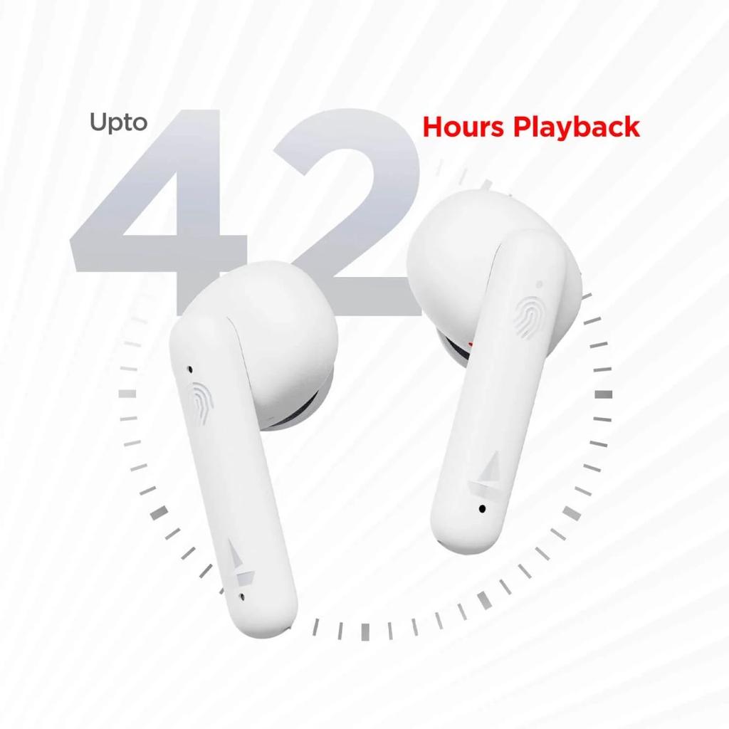 boAt Airdopes 148 | Wireless Earbuds with 8mm Drivers, IWP & ENxTM Technology, ASAP Fast Charge, Upto 42 hours Playback, IPX4 Sweat & Water Resistance — photo 5