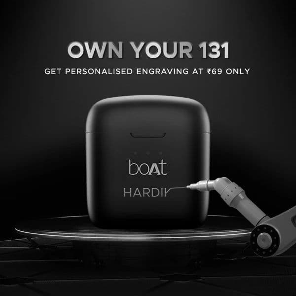 boAt Airdopes 131 | Wireless Earbuds with upto 60 Hours Playback, 13mm Drivers, IWP Technology, 650mAh Charging Case — photo 8