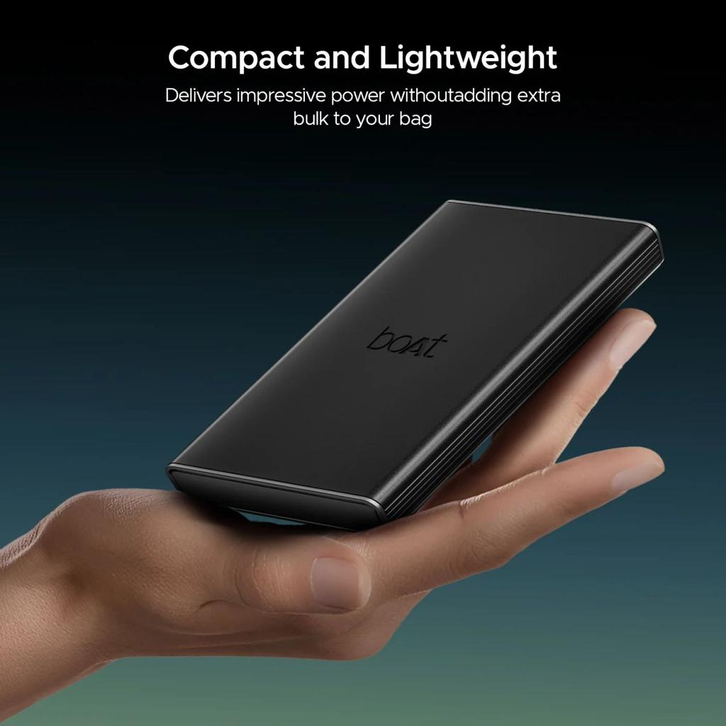 boAt EnergyShroom PB300 Pro | 10000mAh Powerbank with 2-way 22.5W fast charging,Pass-Through Charging, 12-Layer Smart IC Protection, Aluminium Casing & Compact — photo 7